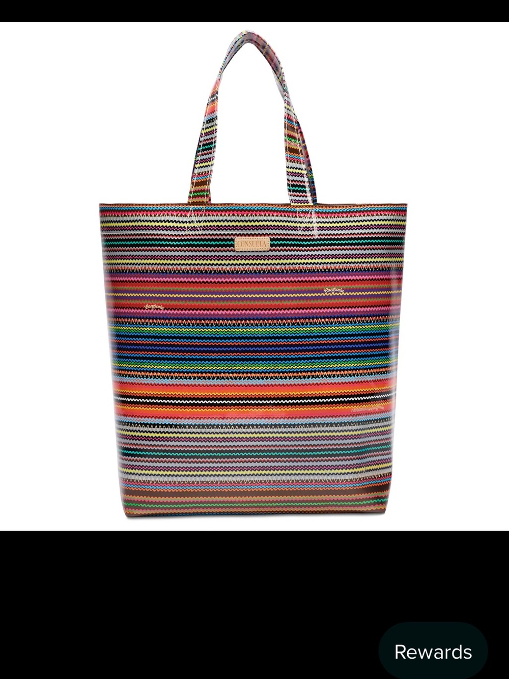 Consuela Multicolor Striped Tote - Reese